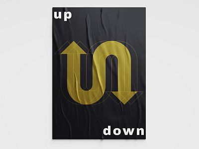 Up & Down poster minimal minimal poster minimalistic poster poster art poster design posterjam