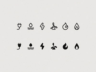 Utilities icons