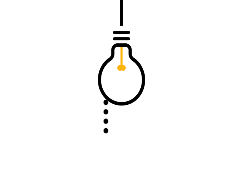 lamp switch on after effect animation bulb lamp switch on