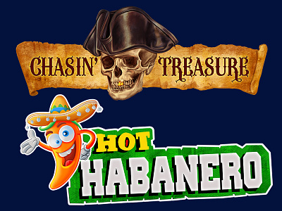 Skull Pirate characterdesign cute debut gameart gamelogo hot logo pirate skull slotgame treasure