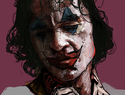 JOKER /// digital painting art art direction artist artwork batman digital drawing film illustration joker movie painting portrait sketch