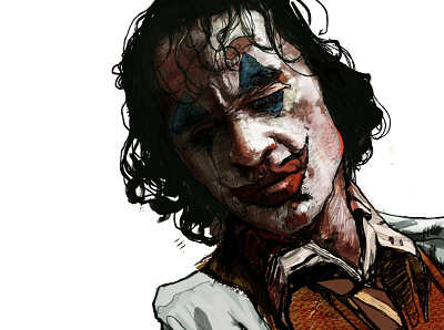 JOKER art digital drawing illustration joker painting portrait sketch