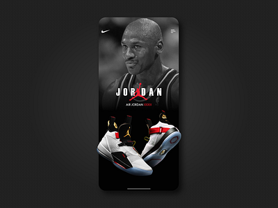 Air Jordan Model XXXIII app concept design ui ux uxuidesign visual design