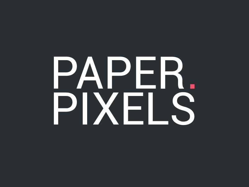 Paper Pixels graphics design logo design