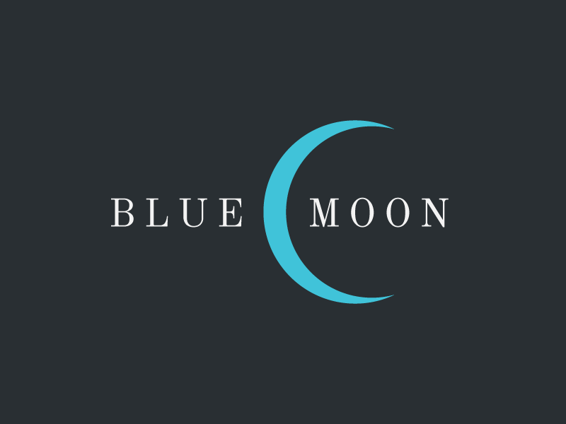 BlueMoon graphics design logo design