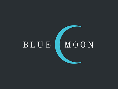 BlueMoon design graphics logo design