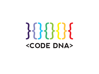 Code DNA design graphics logo design
