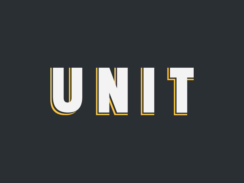 Unit logo design new