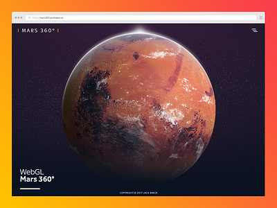 Mars 360° designer mars360 nasa new webgl