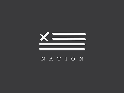 Nation Logo design graphics logo nation