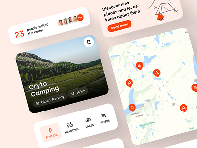 Camping Spots | Mobile App