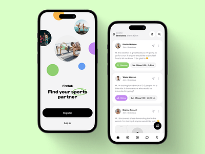 Find your sports partner | Mobile App