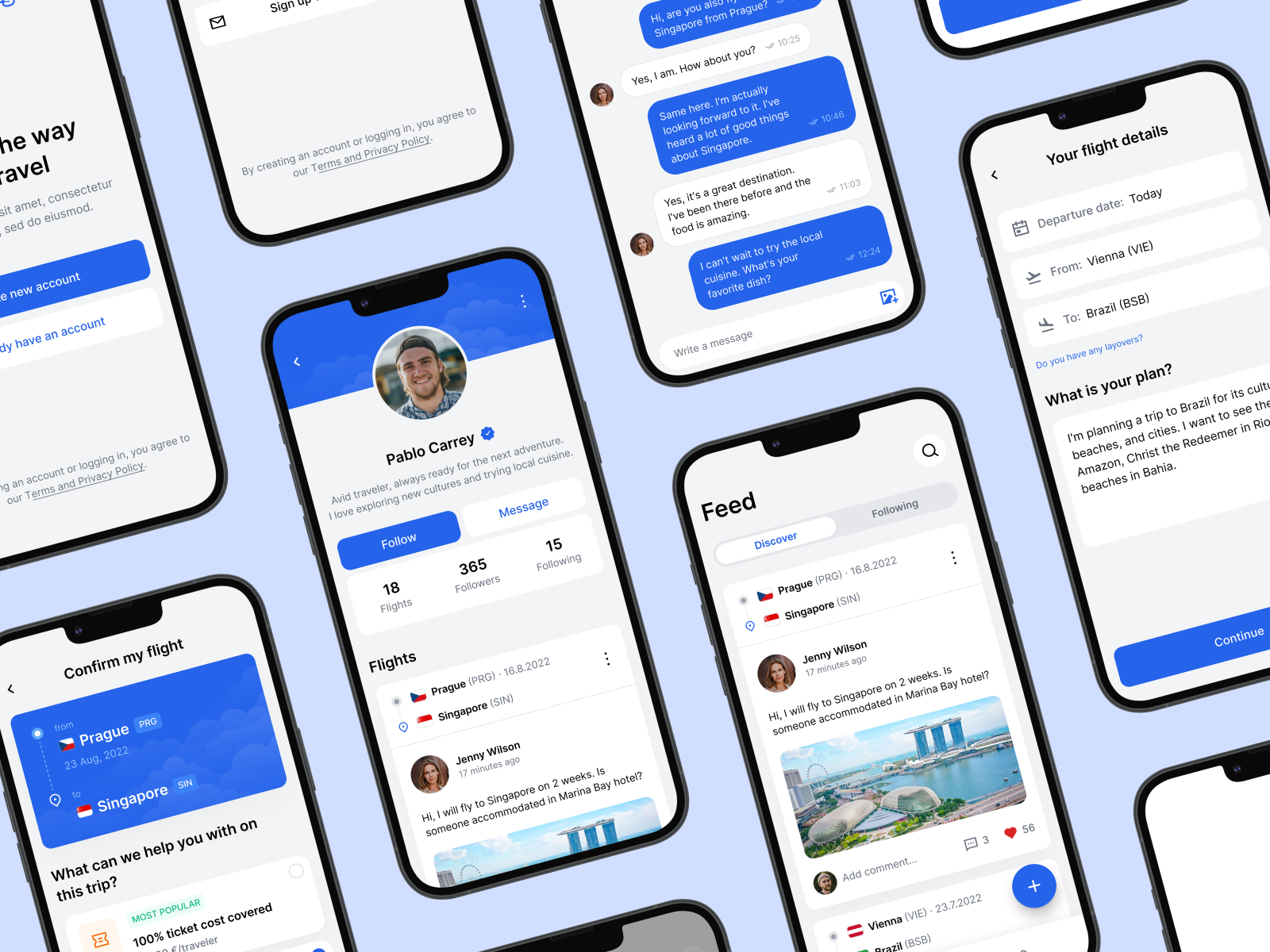 Skychatters - Connect with people even before you fly by Mikuláš Beskyd ...