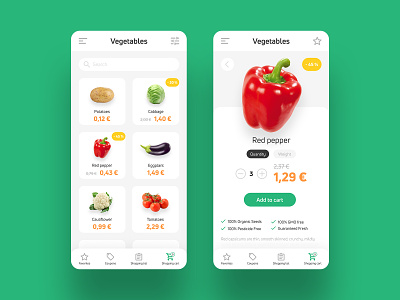 Shopping app | Concept