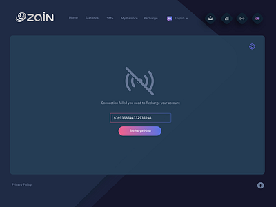 Zain Fi Web page Re-design