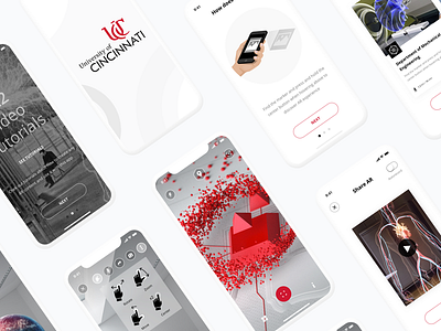 University of Cincinnati AR app ar augmentedreality design future ios medecine ui university ux