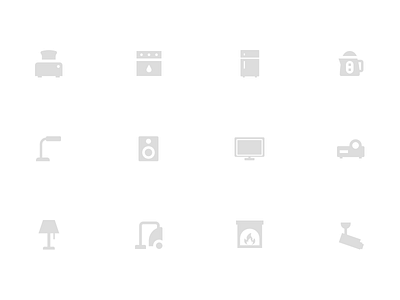 Smart Home Icons Set download free icons smarthome ui vector