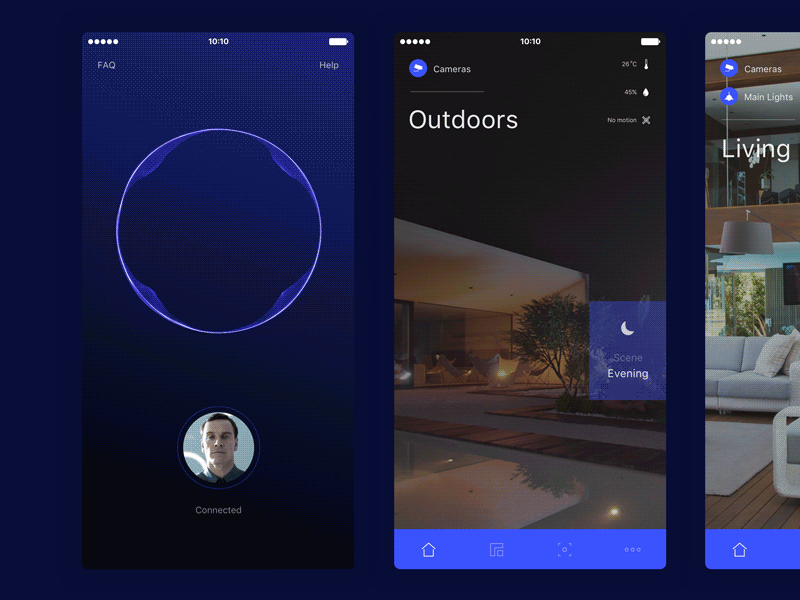 Assistant app concept ios smarthome