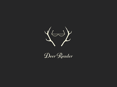 Deer Reader Branding branding clean design digital digital design icon identity logo minimal typography vector