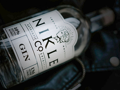 Gin Alcohol Brand and Label Design