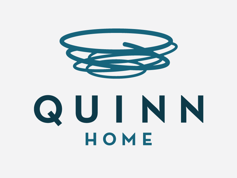 Quinn Home q nest decor home design interior logotype logo identity branding