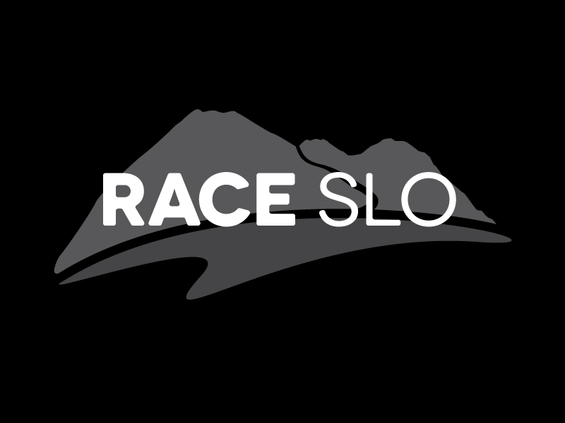 Race SLO visual identity san luis obispo central coast hills design slo marathon race branding logo