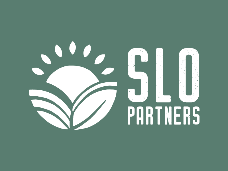 SLO Partners visual identity san luis obispo central coast read ag sun design slo government education branding logo