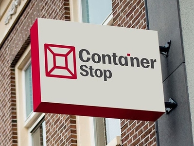 Container Stop brand branding central coast design identity logo visual identity wordmark