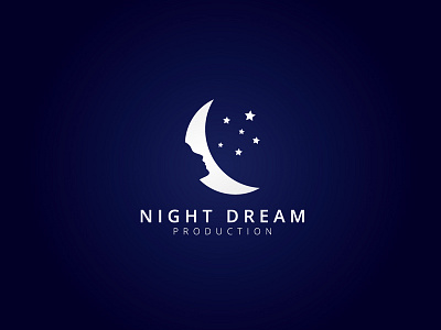 Night Dream Logo Design brandcrowd entertainment logo design logos moon logo night sale