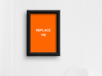 poster frame - Free Poster Frame Mockup | PSD File