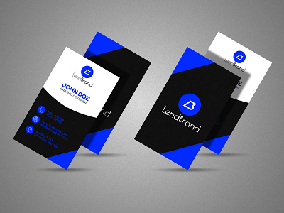 Free Vertical Business Card Mockup | Vol 2