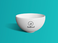 bowl logo mockup - Free Bowl Logo Mockup | PSD File