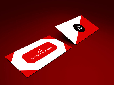 Free Business Card PSD Mockup Vol4 