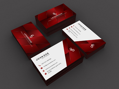 Horizontal  & Vertical Free Business Card PSD Mockup