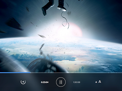 Video player app controls movie play player popcorn time side project ui ux video