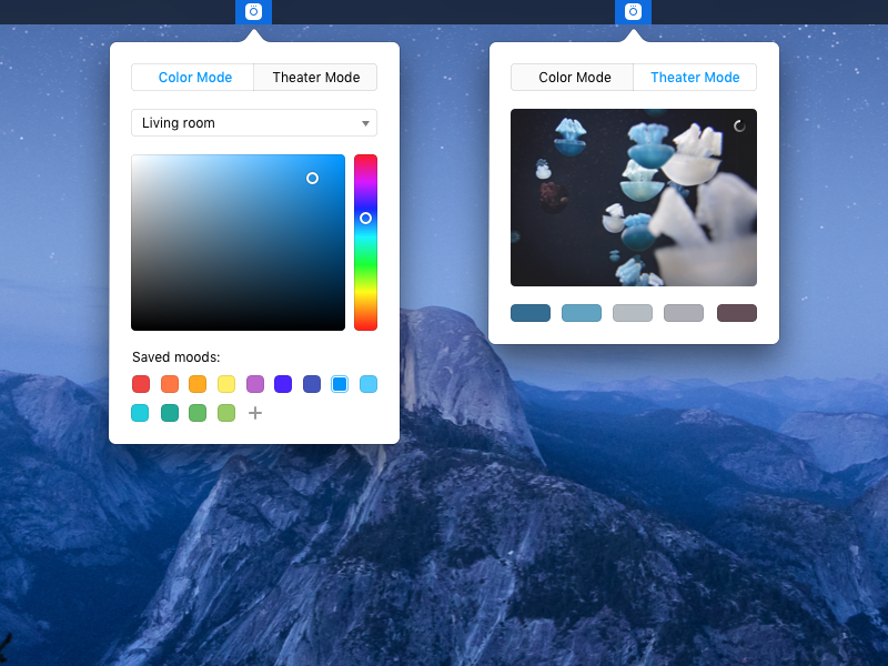 colors for hue mac app