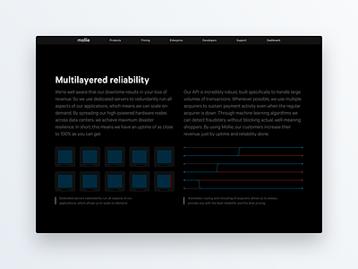 Multilayered reliability animation black design illustrations line mollie svg ui web webpage website
