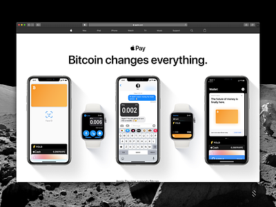 The future is here apple bitcoin