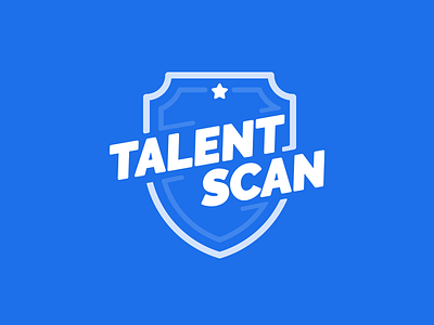 Talentscan - Logo badge branding design flat logo soccer