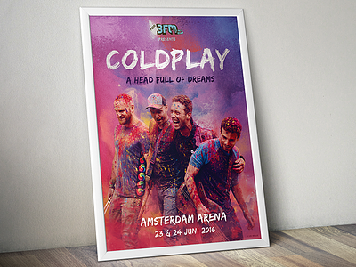 Coldplay coldplay contest design poster