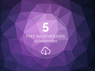 5 Free Geometric Polygonal Backgrounds backgrounds free geometric images modern polygonal