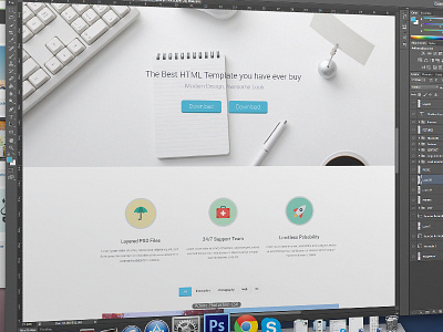 WIP Web App Landing Page clean landing landing page ui ux web app