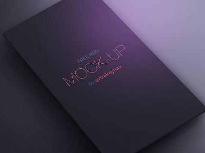 Free Psd Dark UI Mock-up