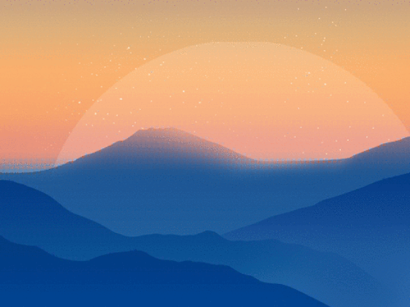 Started Learning After Effect :) ae gif learning sky sunrise