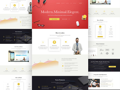 Startup Landing Page hero image landing landing page ui ux website