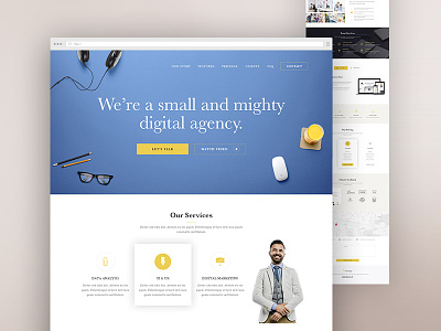 Onepage Agency Landing Page