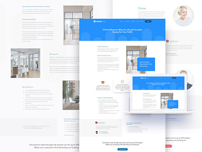 Addwish Business | Website Redesign 2017 clean landing page corporate website design landing page minimal design mvp visual design website redesign