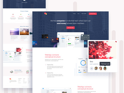 Send Money | Homepage Design