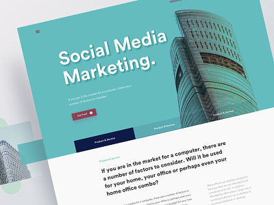 Marketing Agency Website Design agency website marketing marketing page social media website