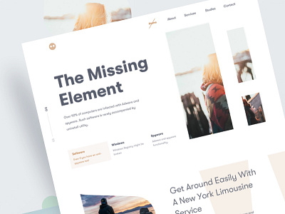 Homepage Design Concept bold typography exchange travel website